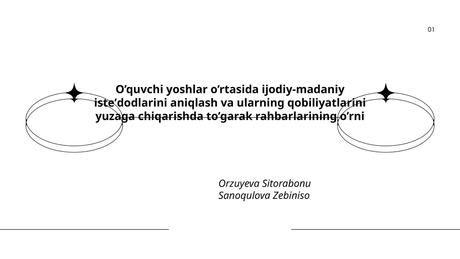 O’quvchi yoshlar o’rtasida ijodiy-madaniy isteʼdodlarini aniqlash va ularning qobiliyatlarini yuzaga chiqarishda to’garak rahbarlarining o’rni 1