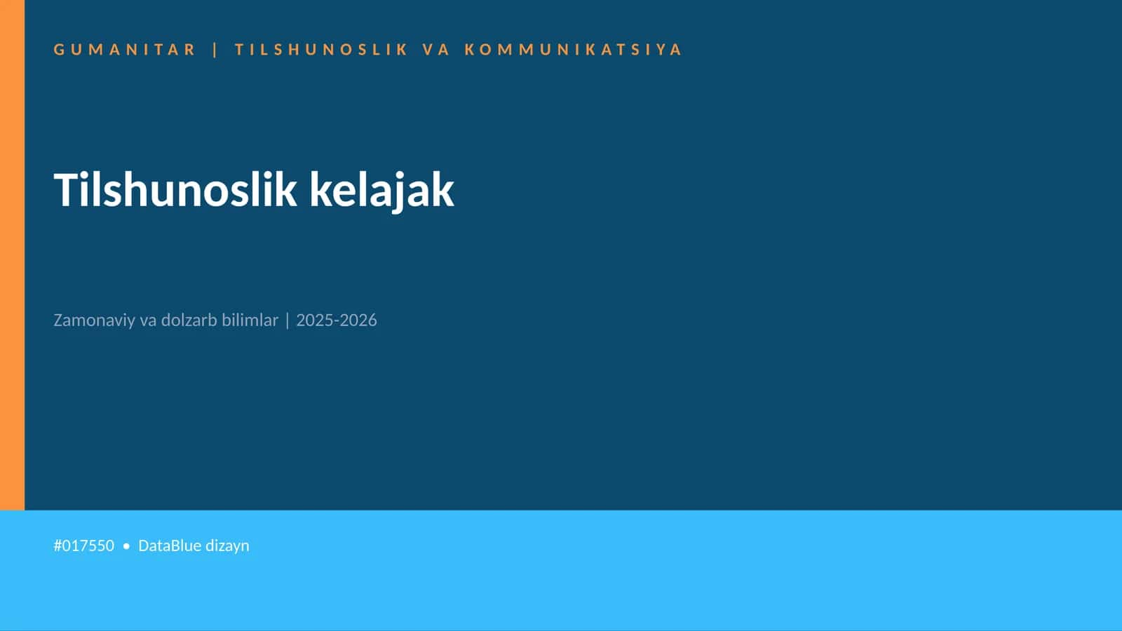 Tilshunoslik kelajak 1