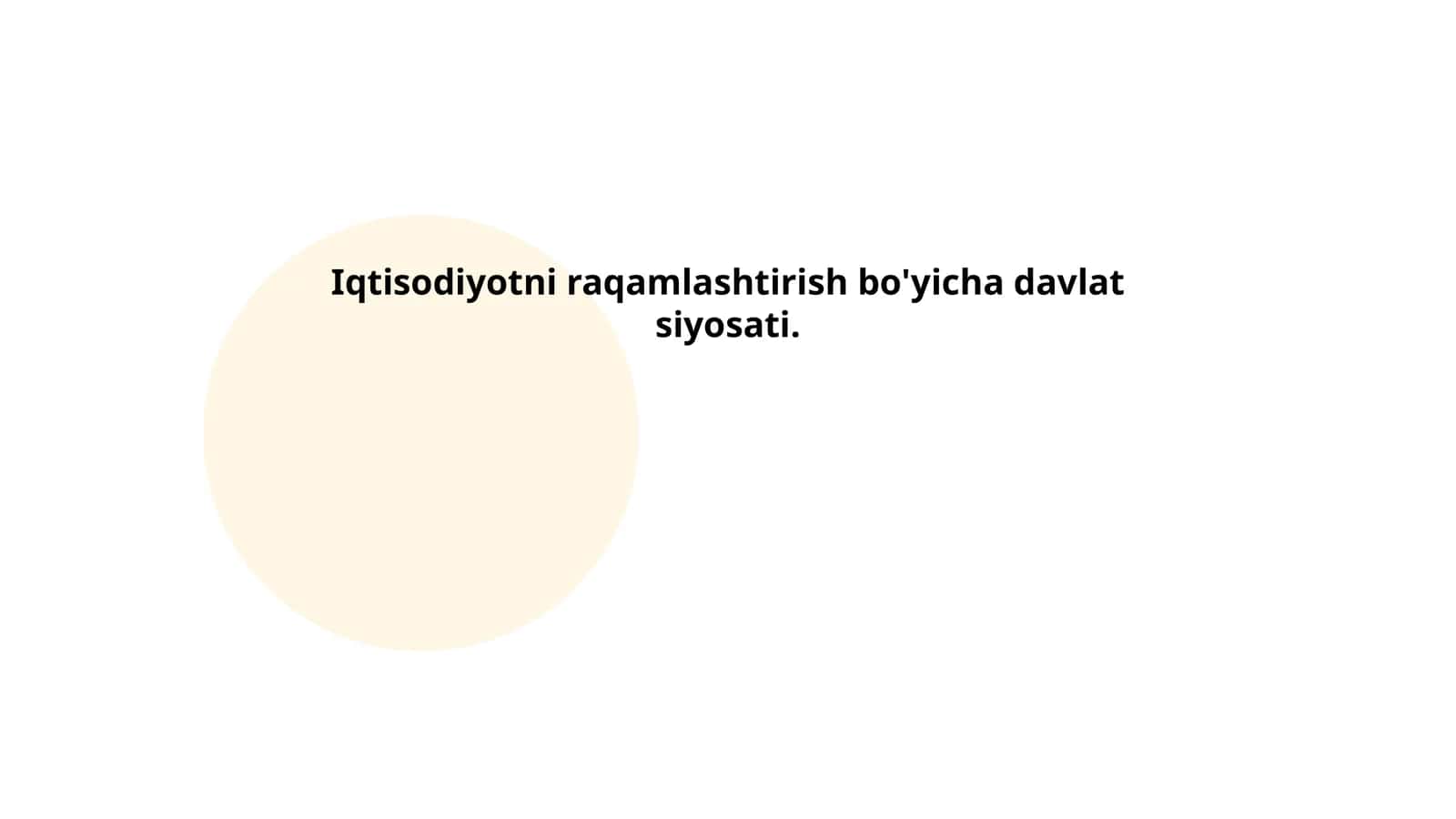Raqamlashtirish siyosati va strategik rejalashtirish 1