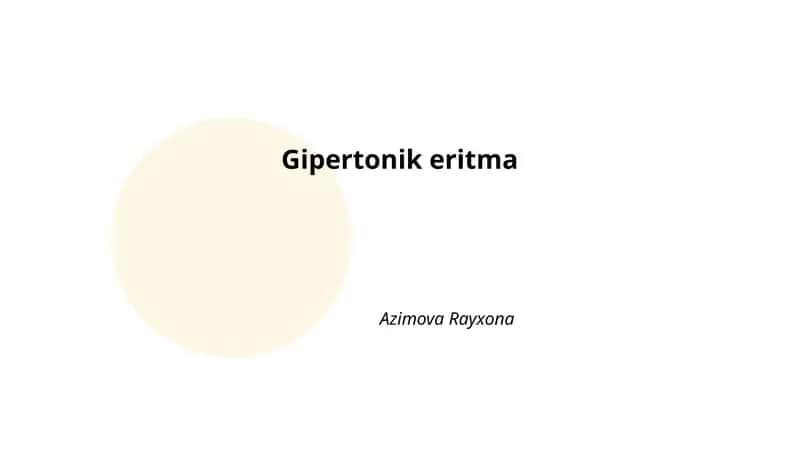 Gipertonik eritma 1
