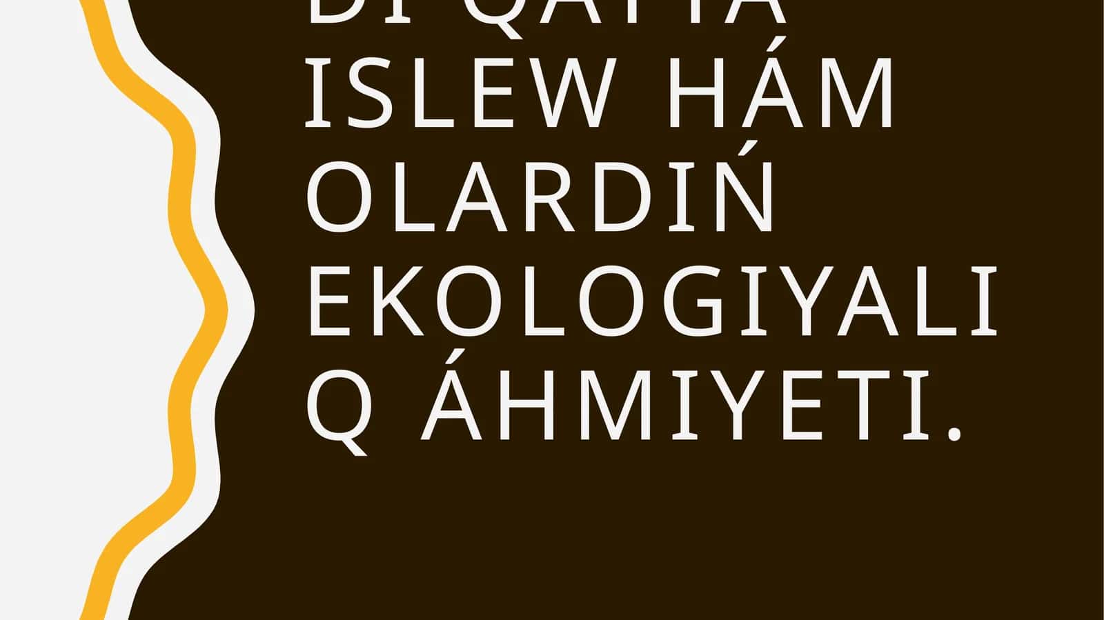 Jaşılekonomika–Turaqlırawajlanıwdıńjańamodeli 1