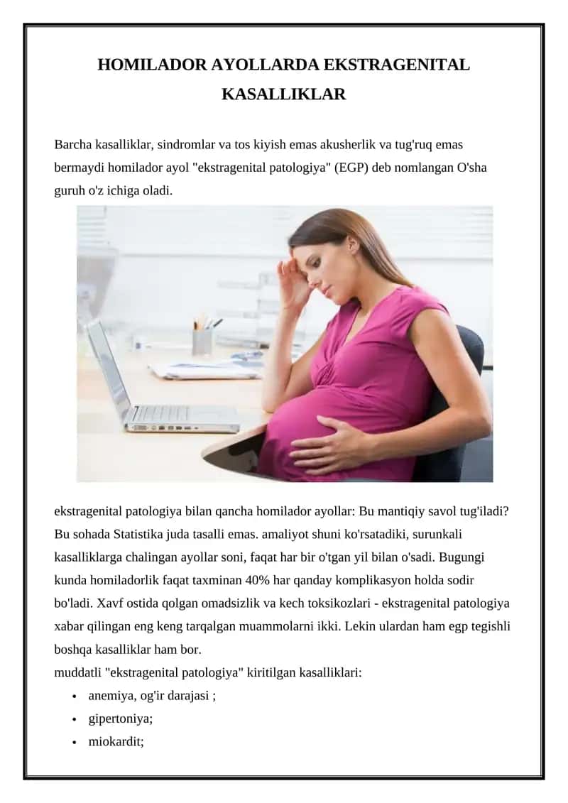 Ekstragenital patologiya 1