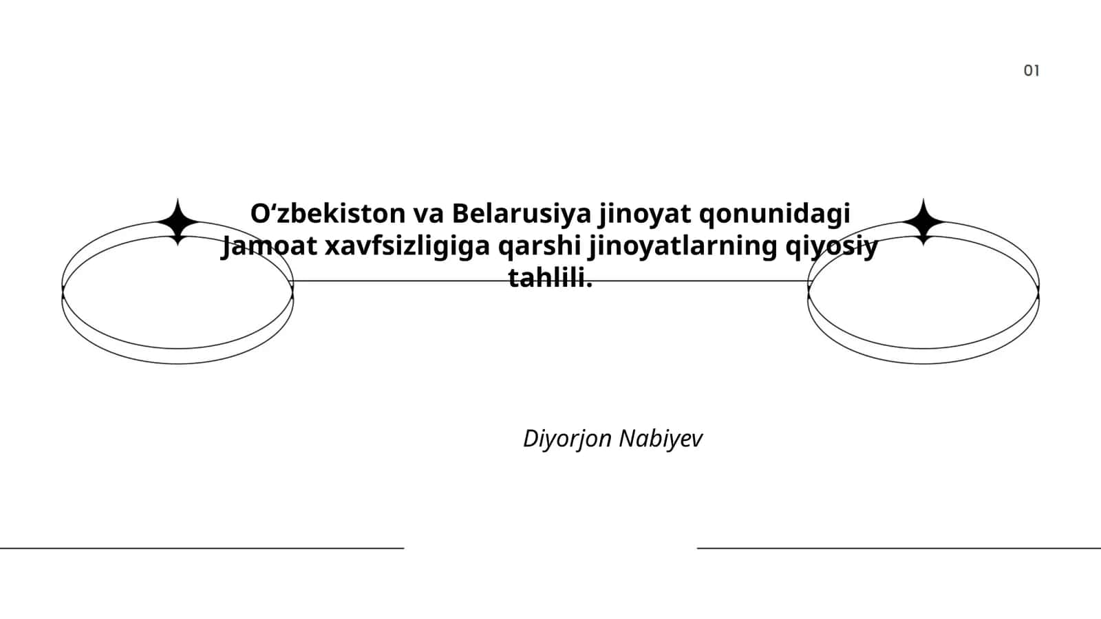 Jamoat xavfsizligiga qarshi jinoyatlarning qiyosiy tahlili 1