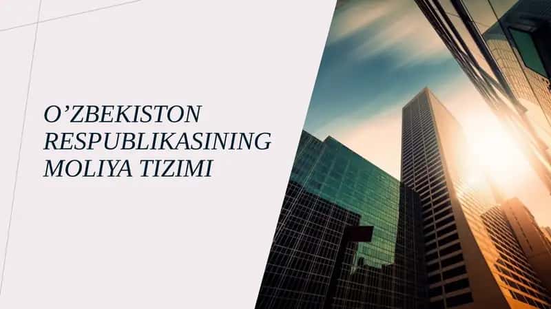 O’zbekiston Respublikasining Moliya Tizimi 1