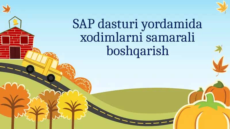 SAP dasturiyordamidaxodimlarnisamaraliboshqarish 1
