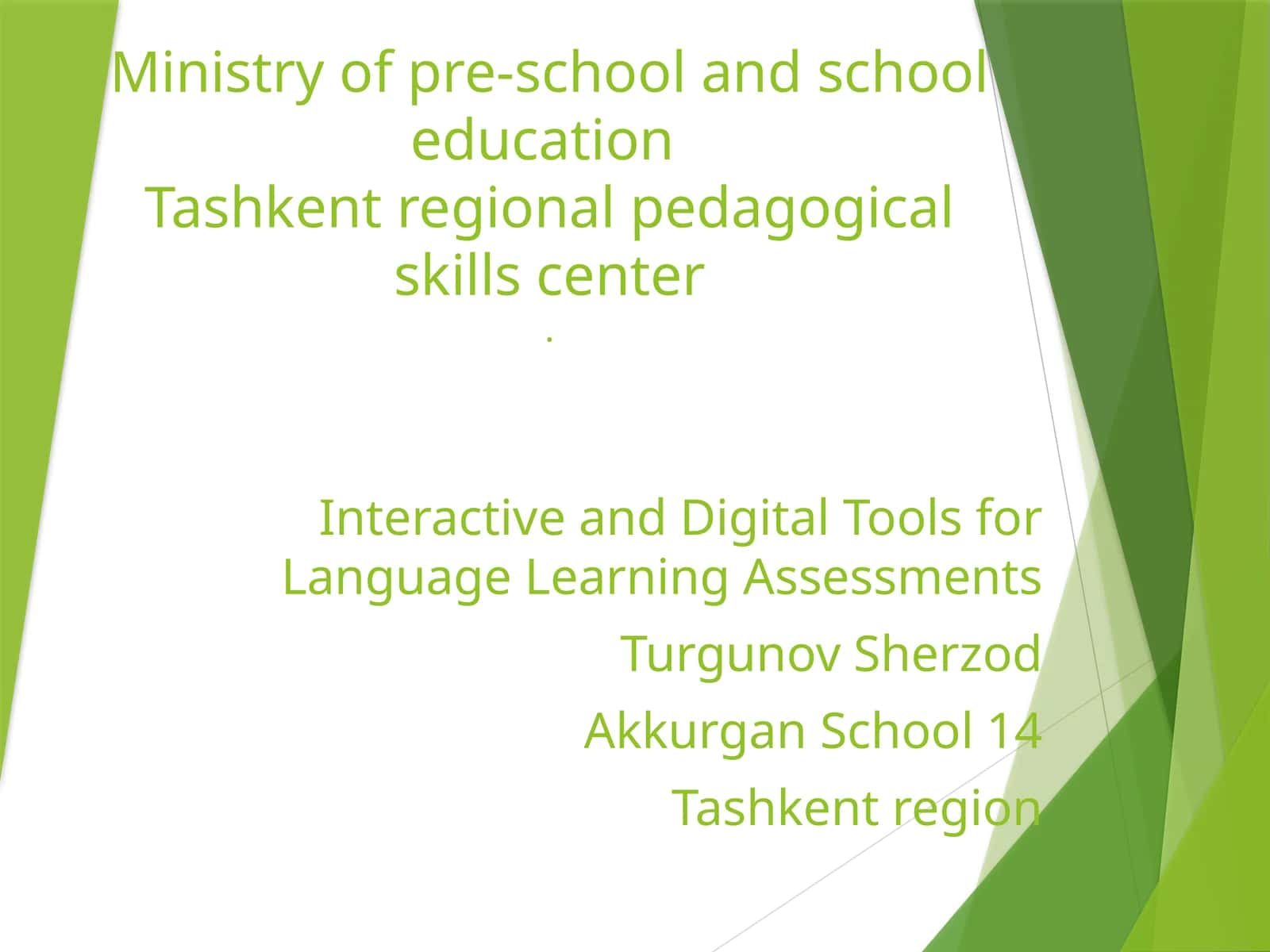 Interactive and Digital Tools for Language Learning 1