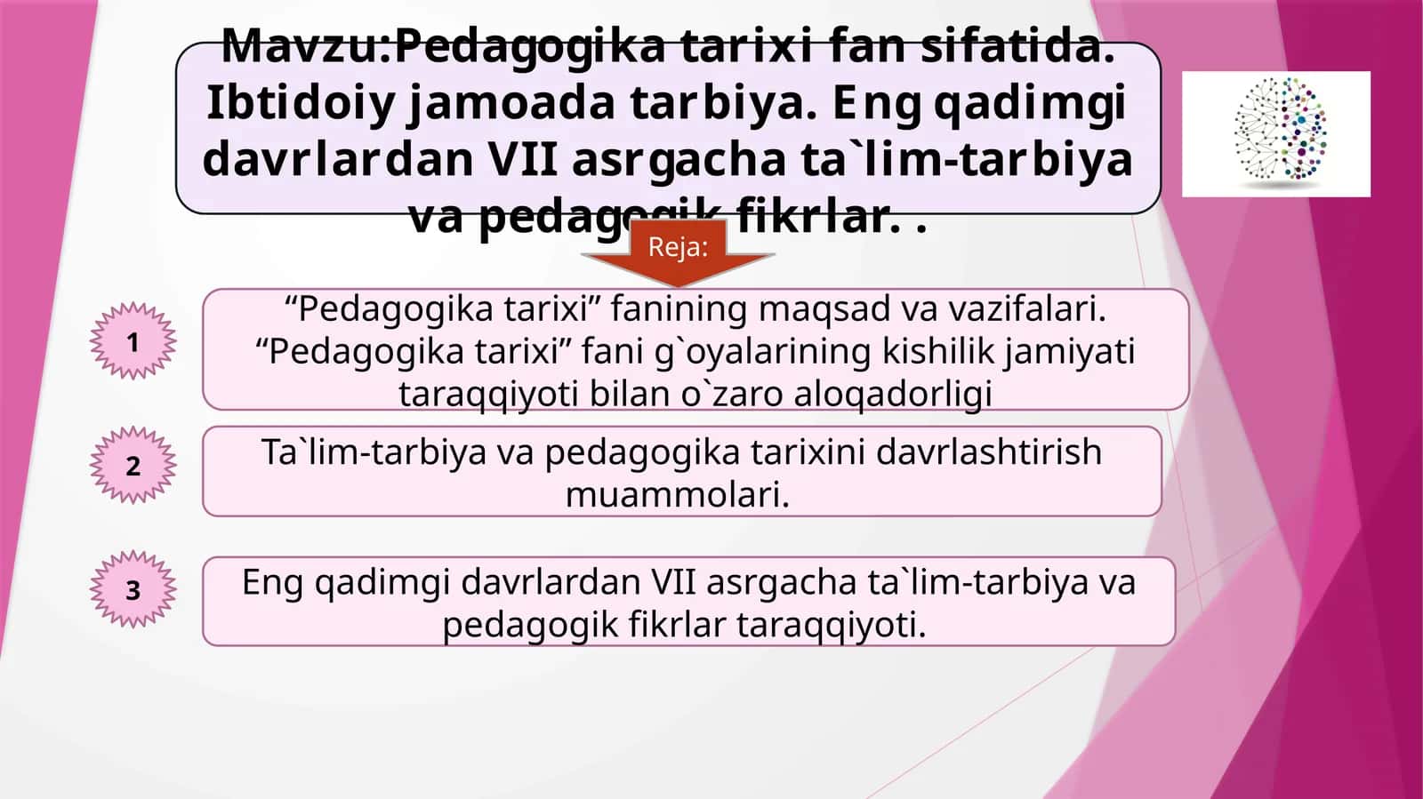 Pedagogika Tarixi 1