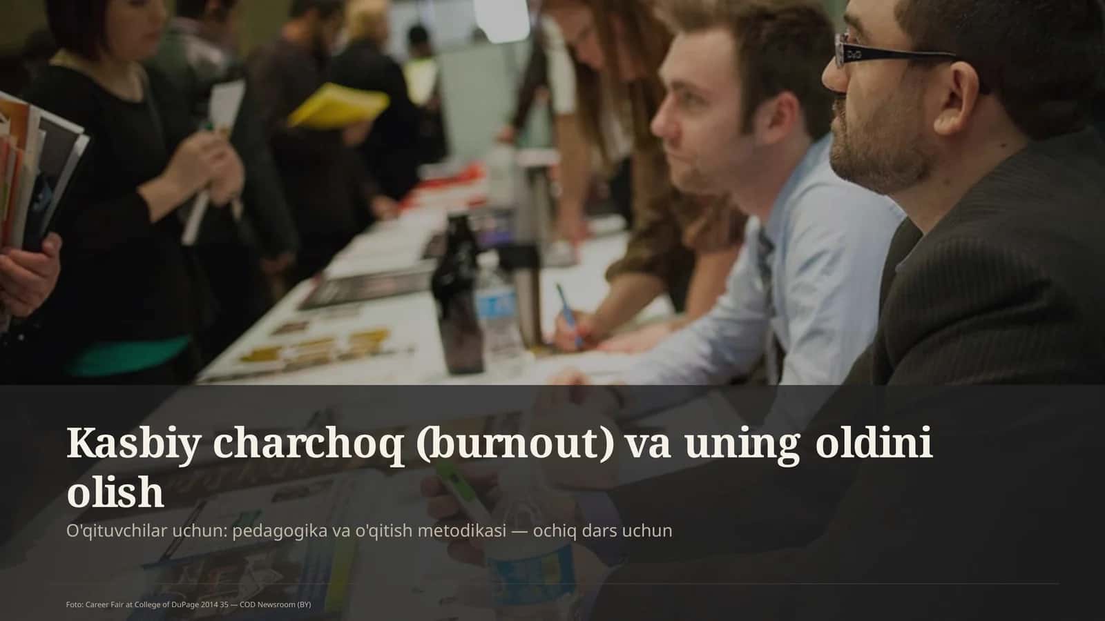 O'qituvchilar uchun: pedagogika va o'qitish metodikasi 1