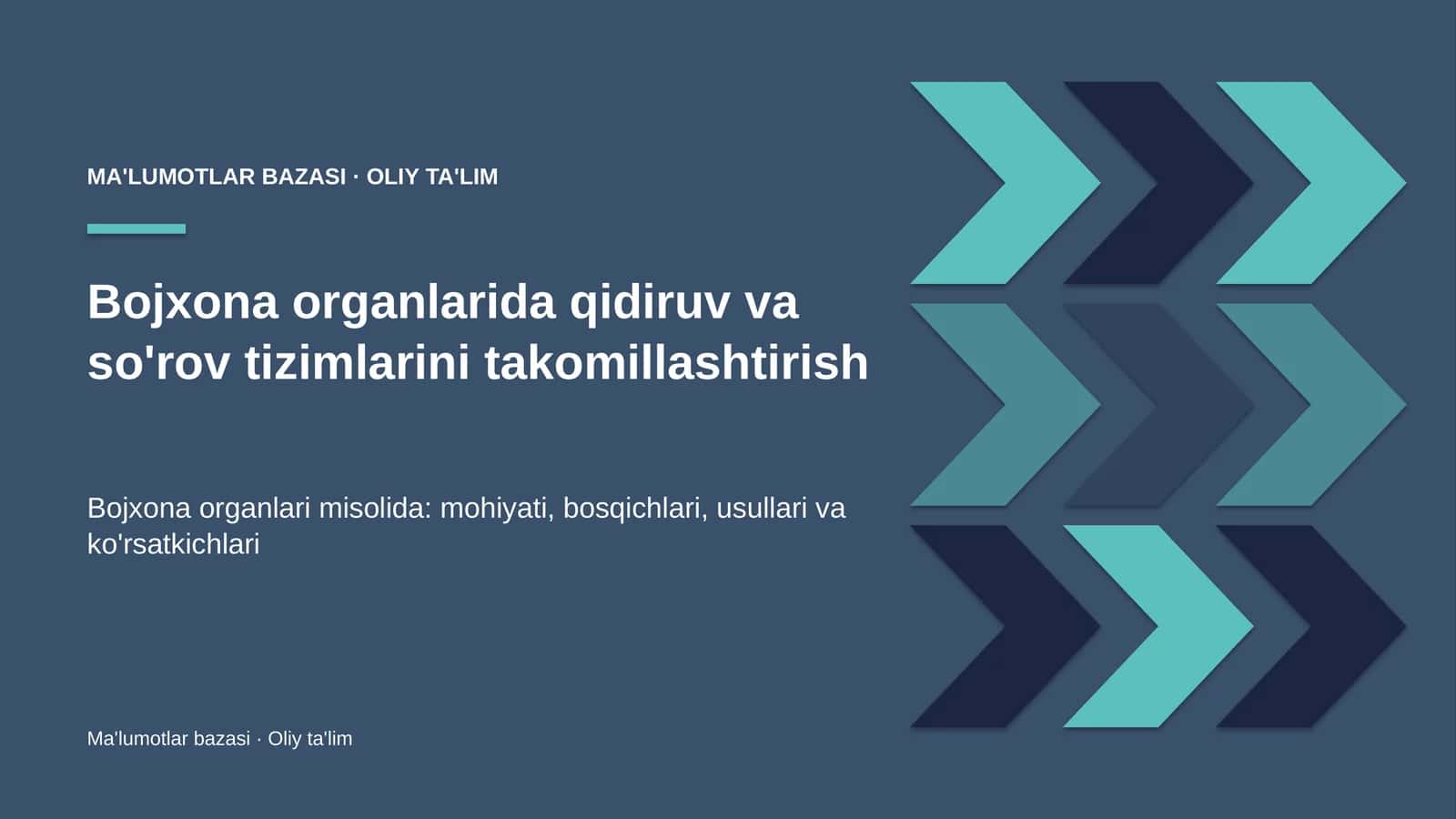 Bojxona organlarida qidiruv va so'rov tizimlarini takomillashtirish 1