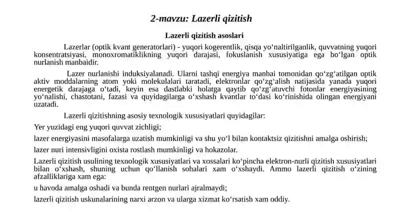 Lazerliqizitish 1