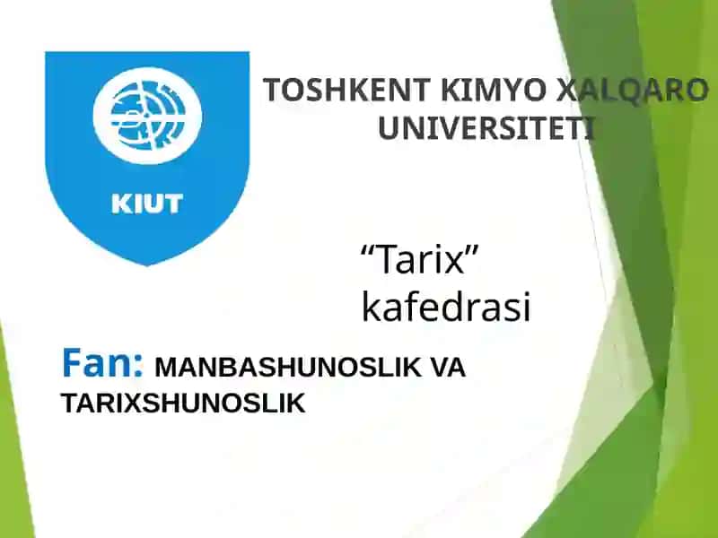IX – XIIIasrlarboshlari arab-fors manbalari