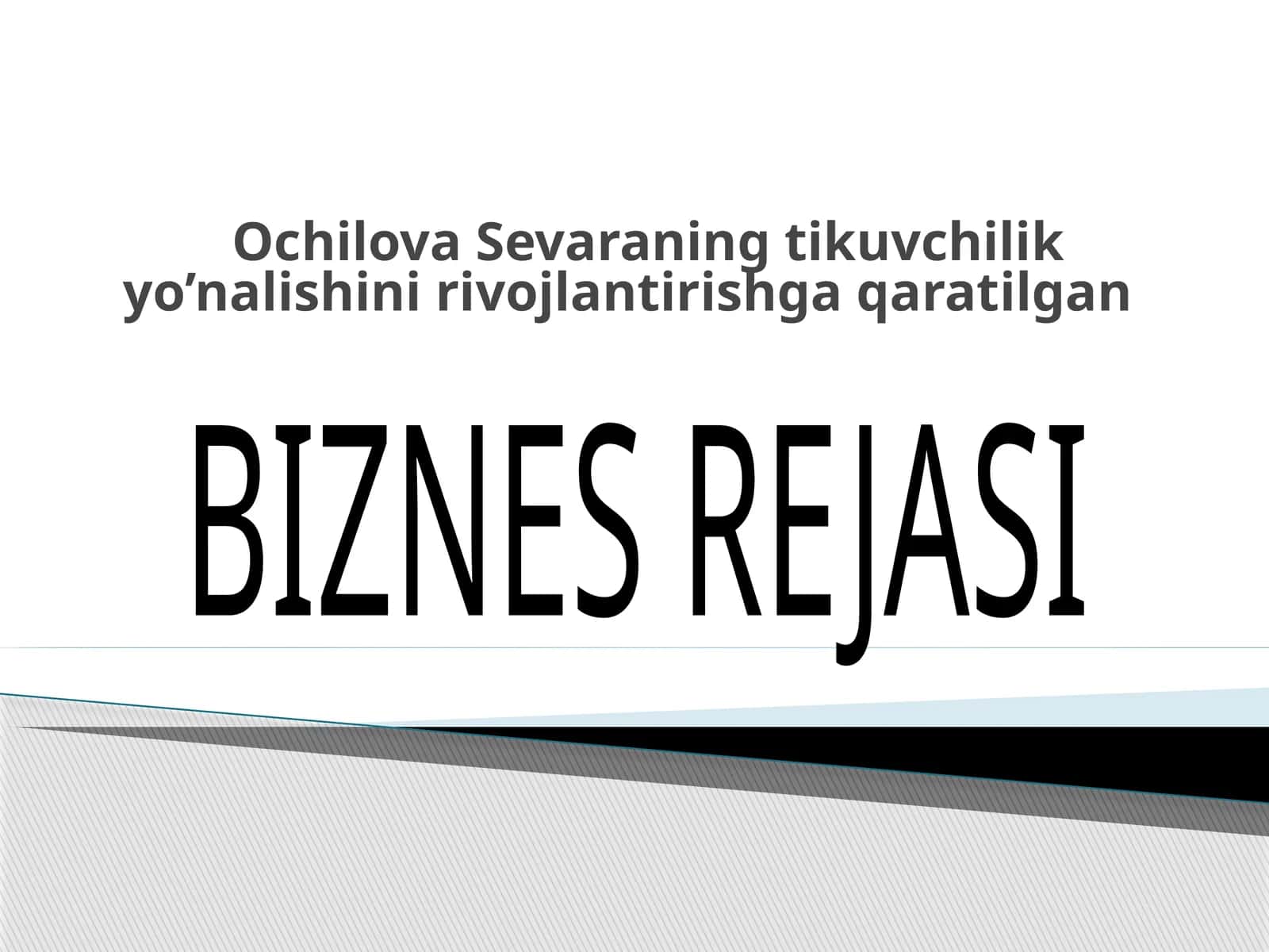BIZNES REJASI 1