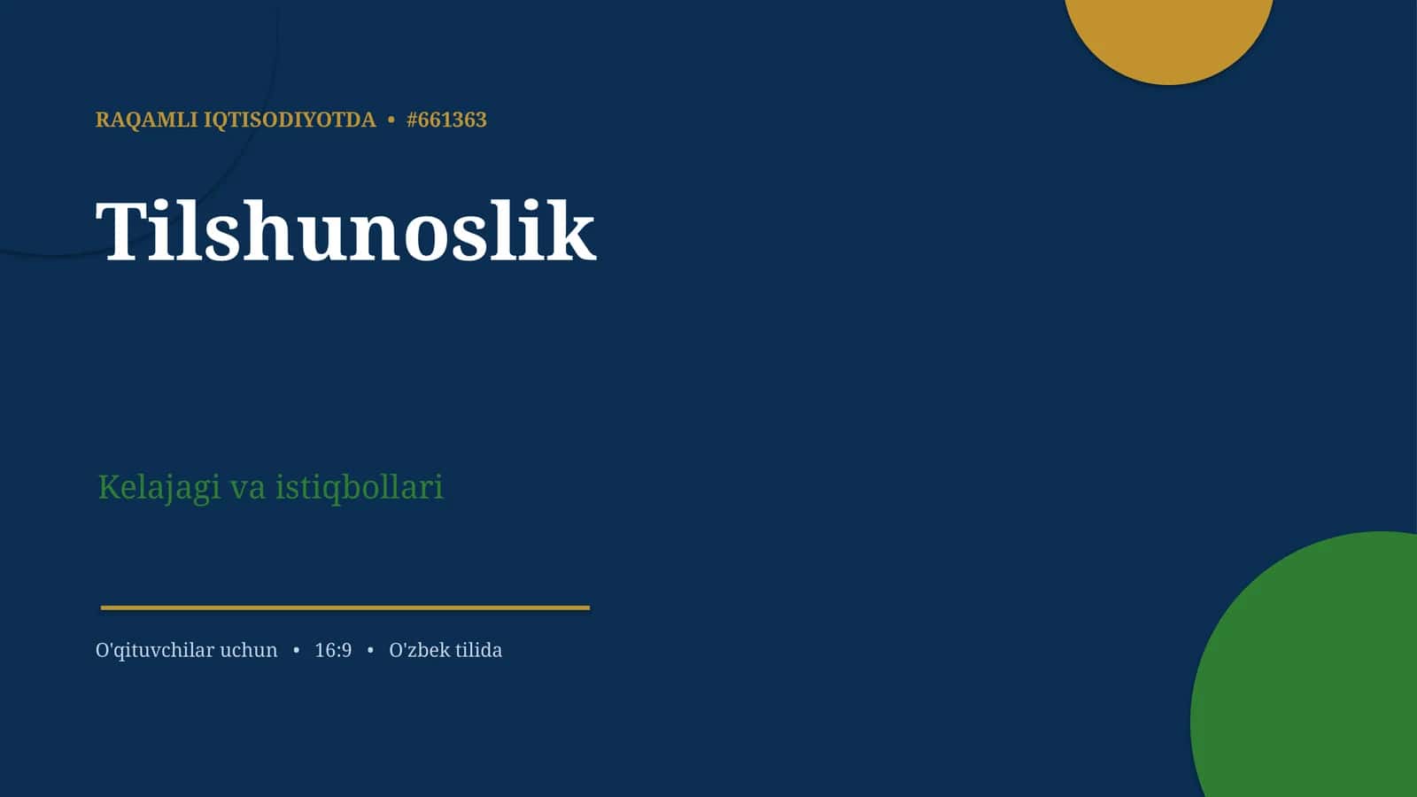 Tilshunoslik 1