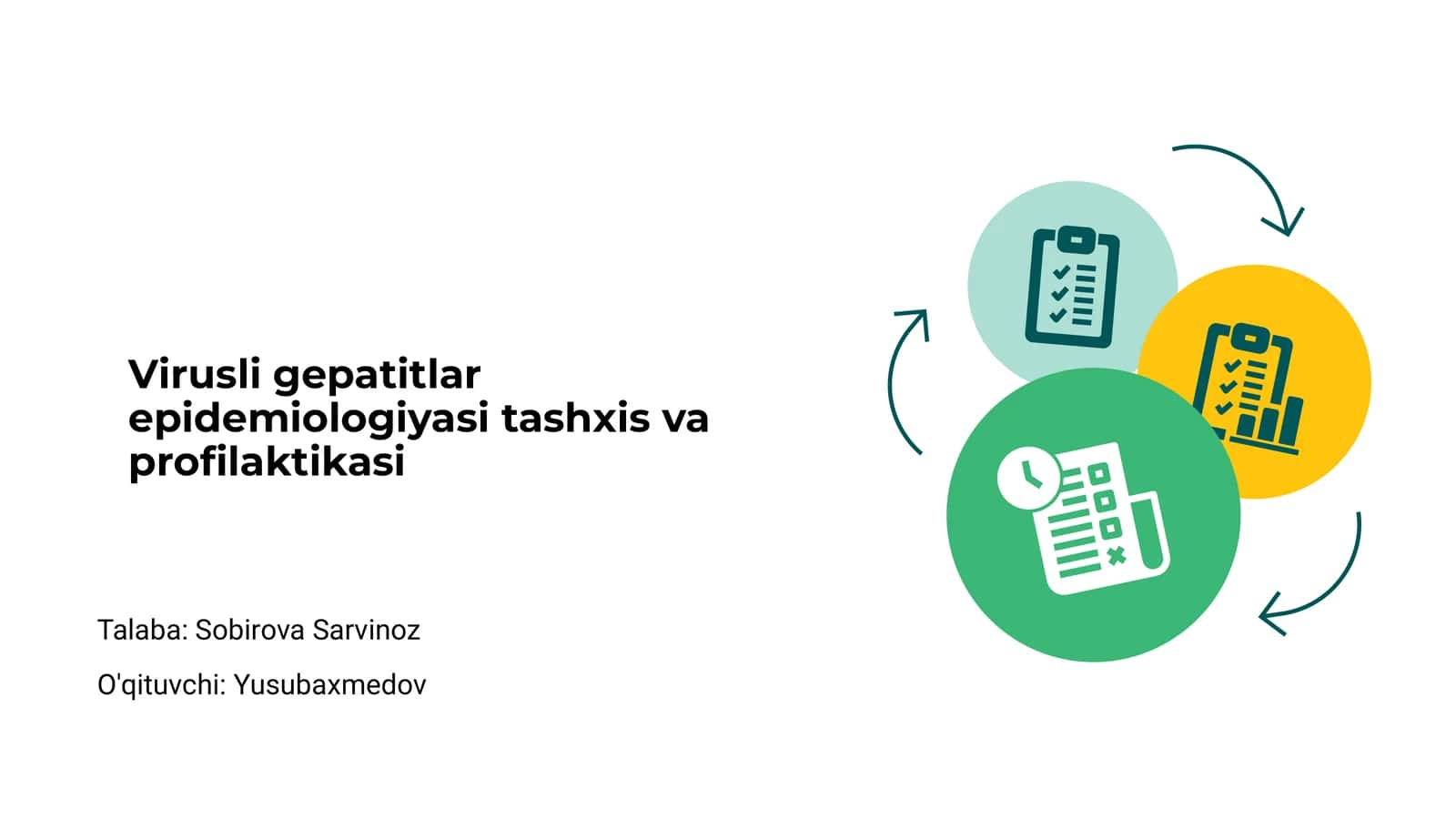 Virusli gepatitlar epidemiologiyasi tashxis va profilaktikasi 1