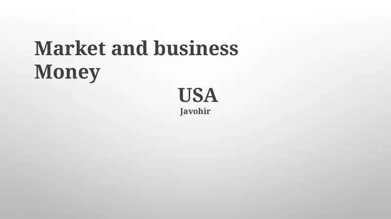 USA Economic Outlook 1