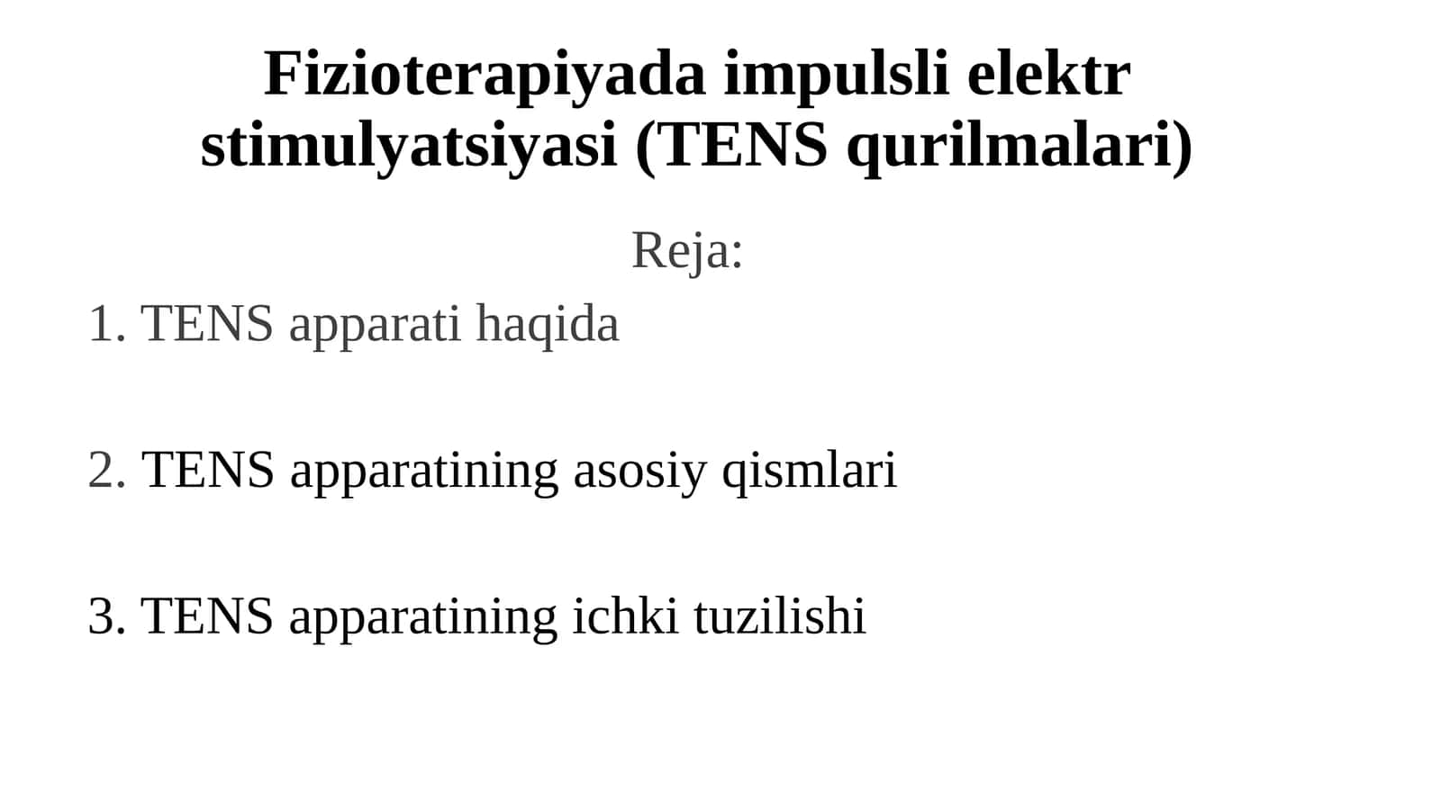 TENS apparati 1