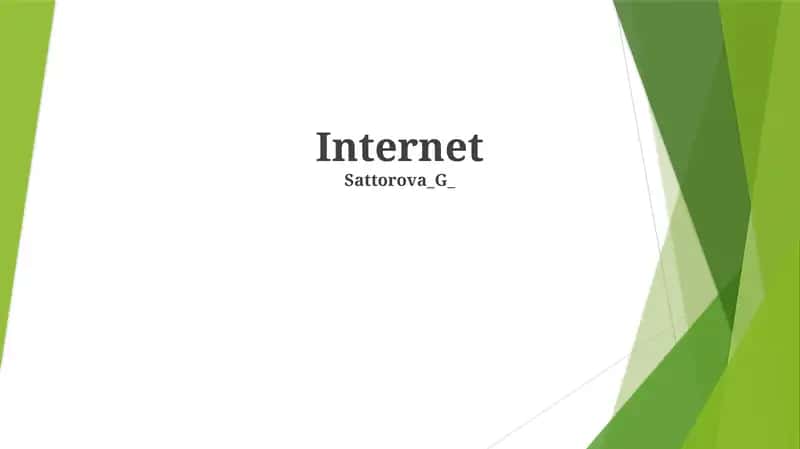 Internet 1