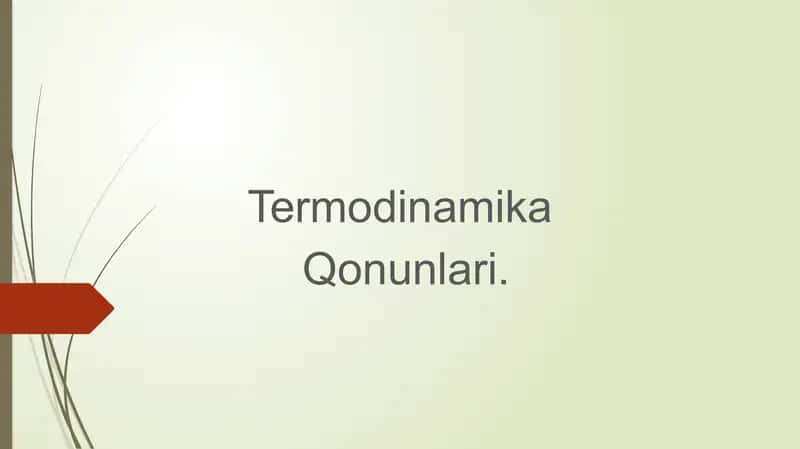 Termodinamika 1