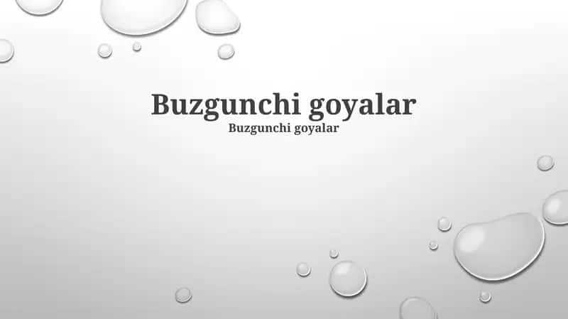Buzgunchi goyalar 1