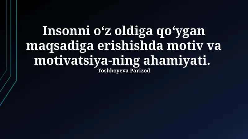 Uyqusizlik va Maqsadga Erishish 1