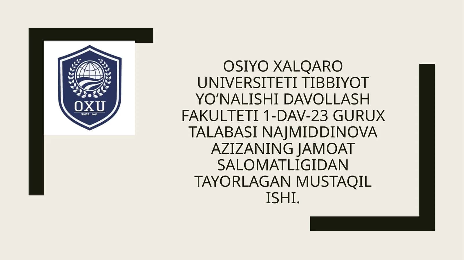 Aholigasanitariya-epidemiologik xizmat ko‘rsatish, vrachlik etikasi va tibbiyot deontologiyasi 1