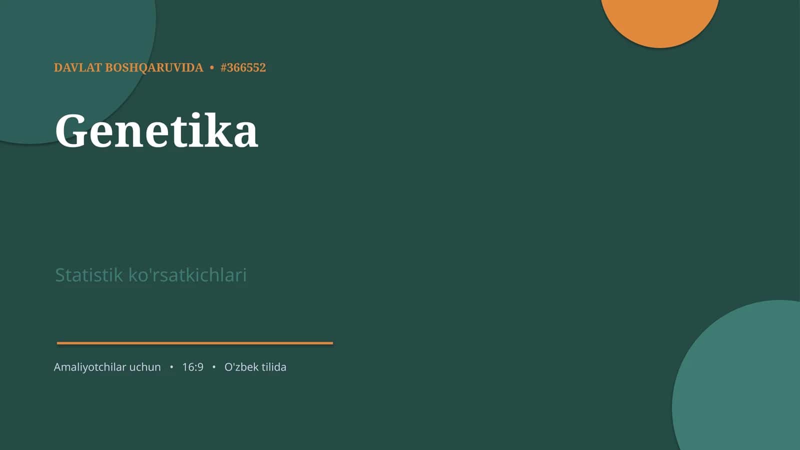 Genetika 1