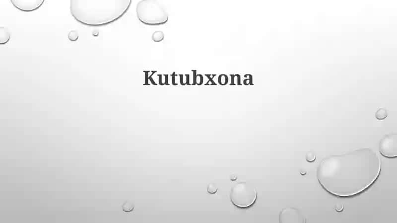 Kutubxona