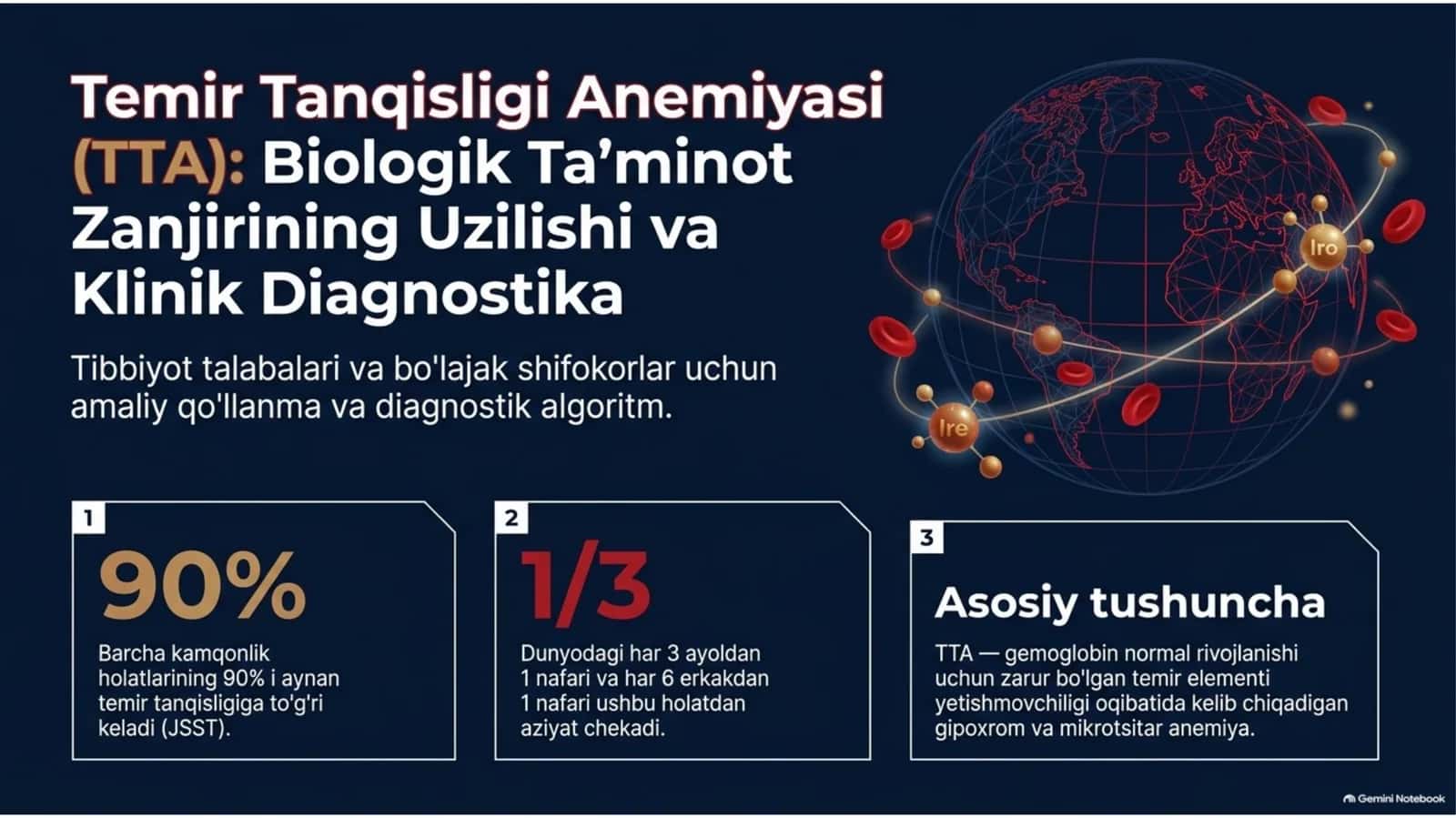 Temir tanqisligi anemiyasi — etiologiya, patogenez, klinika, diagnostika va davolash | 15 slayd 1