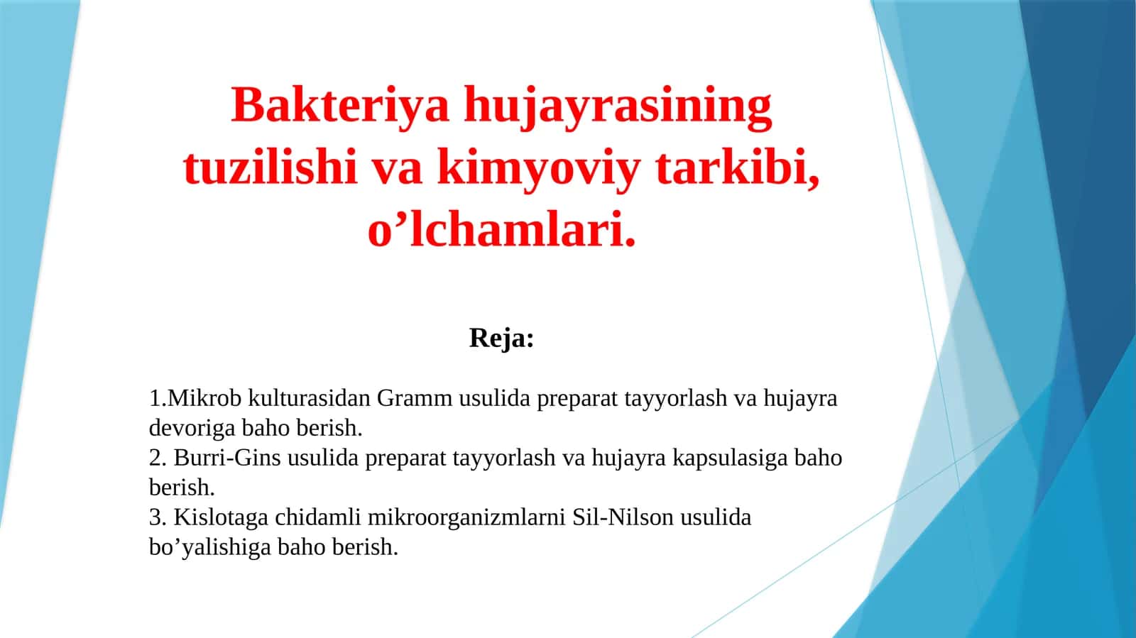 Bakteriyalar tuzilishi 1
