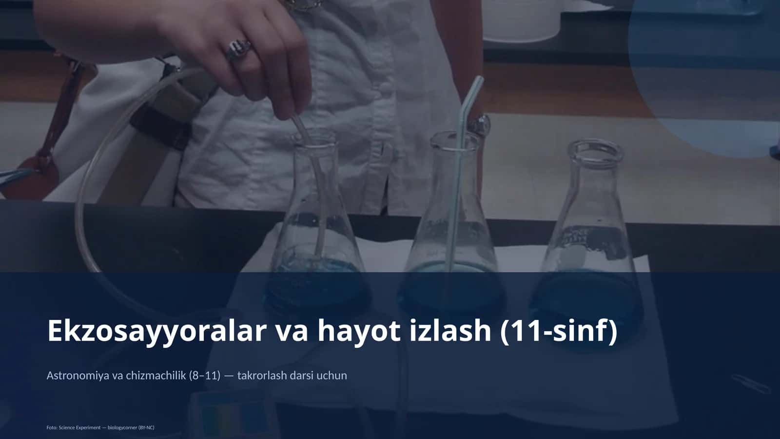 Ekzosayyoralar va hayot izlash (11-sinf) 1