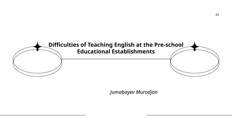 Difficulties of Teaching English at the Pre-school Educational Establishments 1