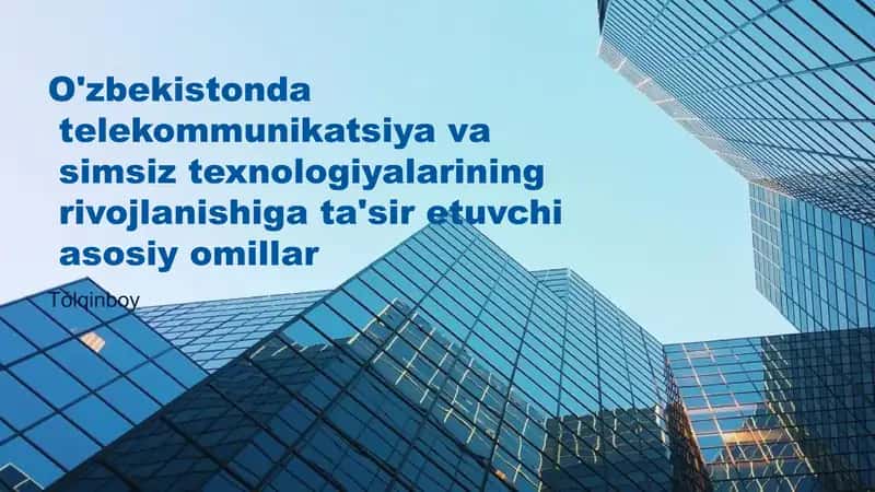 Asosiy omillar va ularning ta'siri tahlili 1