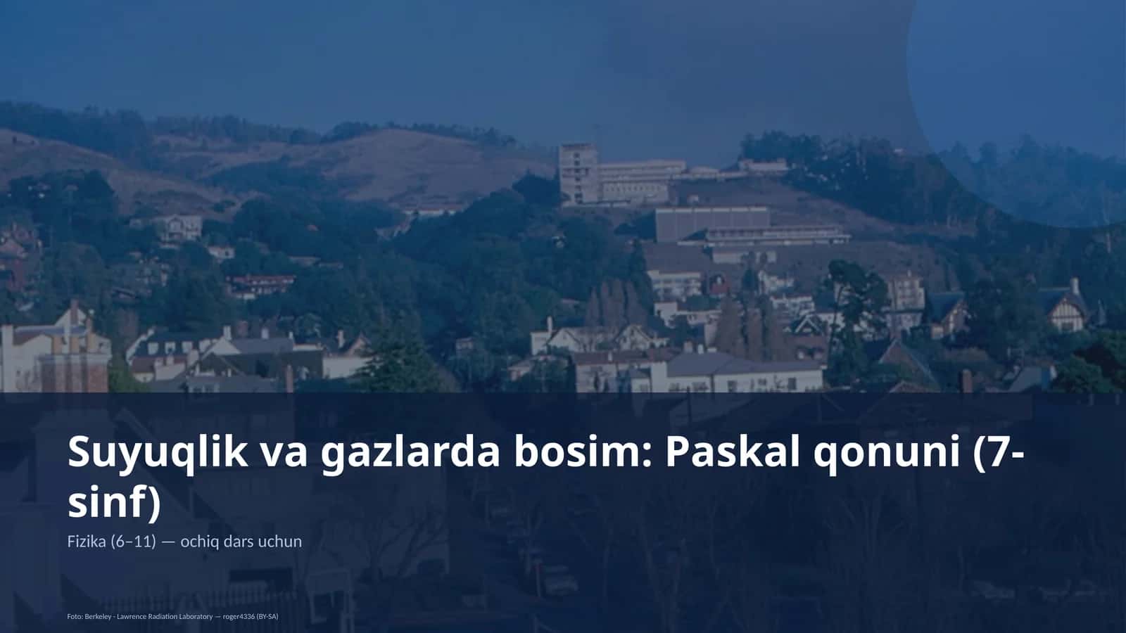 Suyuqlik va gazlarda bosim: Paskal qonuni (7-sinf) 1