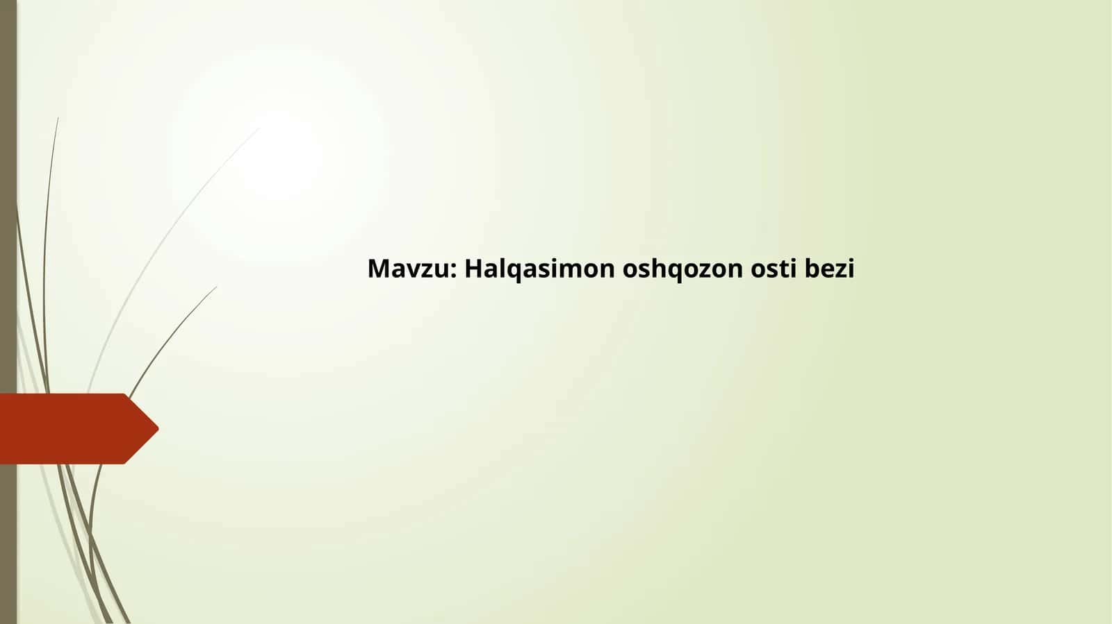 Halqasimon oshqozon osti bezi 1