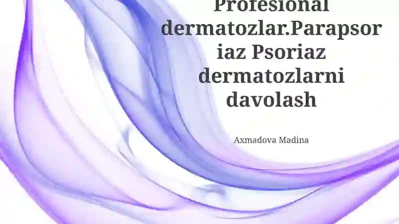 Profesional dermatozlar