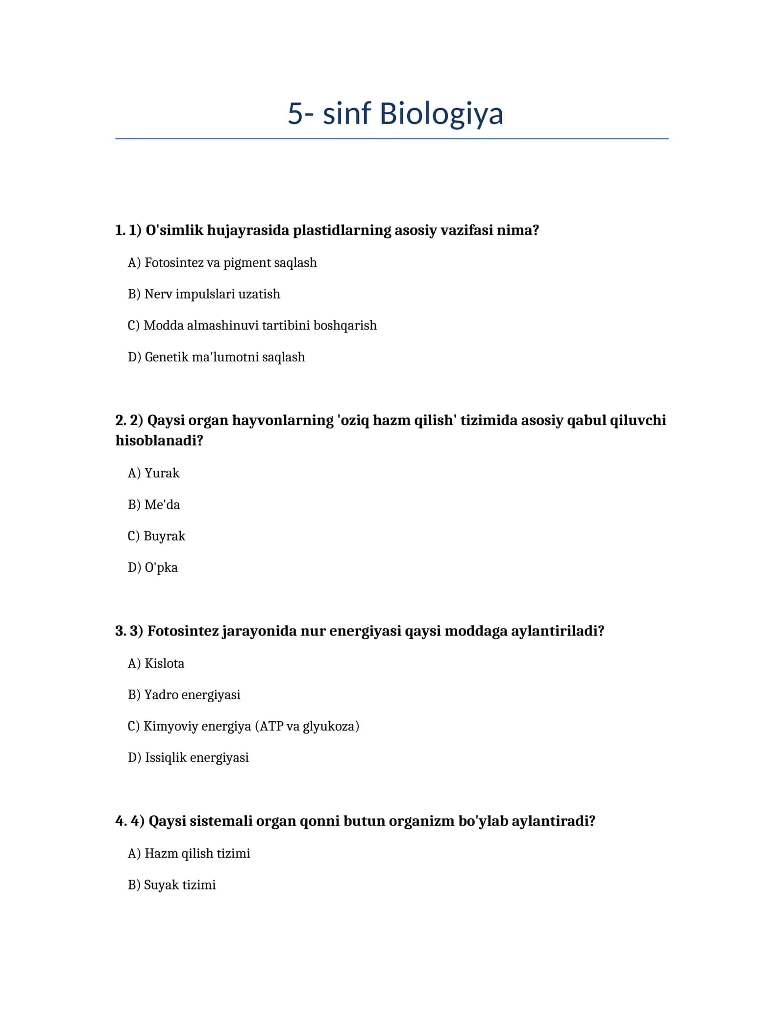 5- sinf Biologiya 1