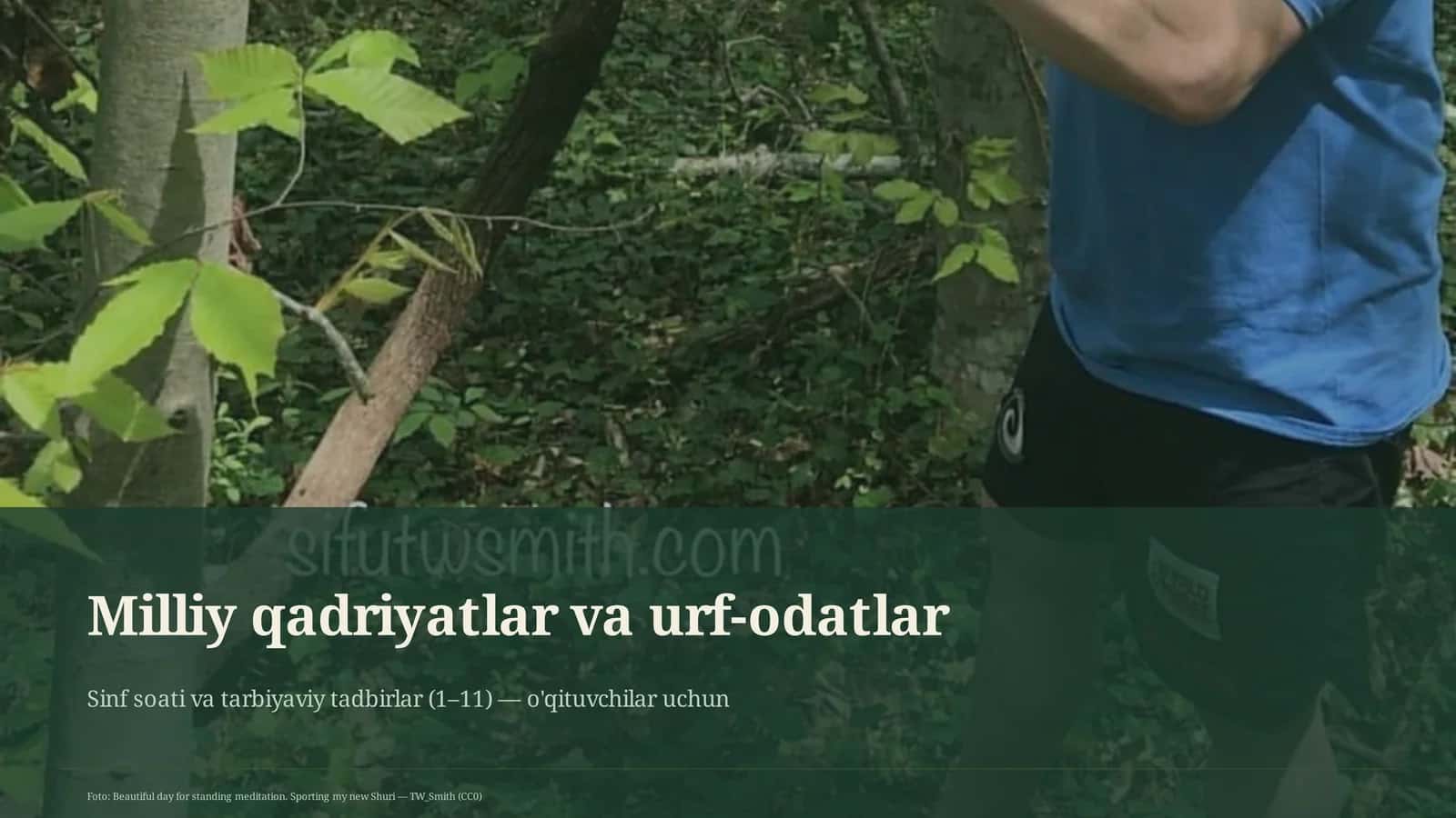 Milliy qadriyatlar va urf-odatlar 1