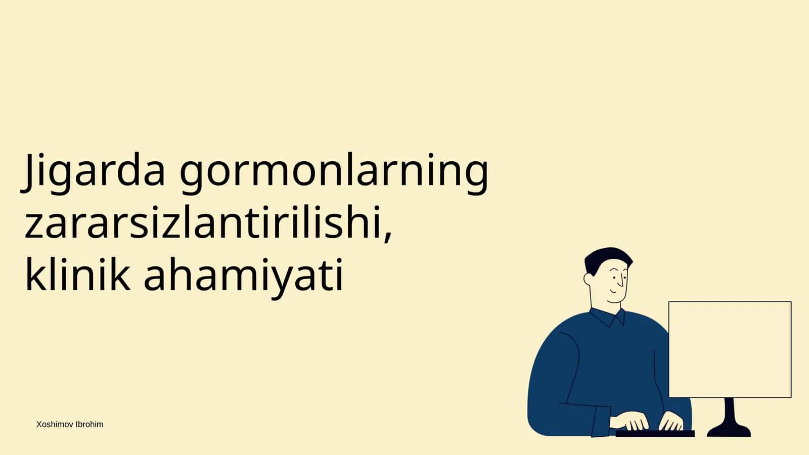 Jigarda gormonlarning zararsizlantirilishi, klinik ahamiyati 1
