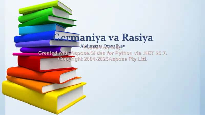 Germaniya va Rasiya 1