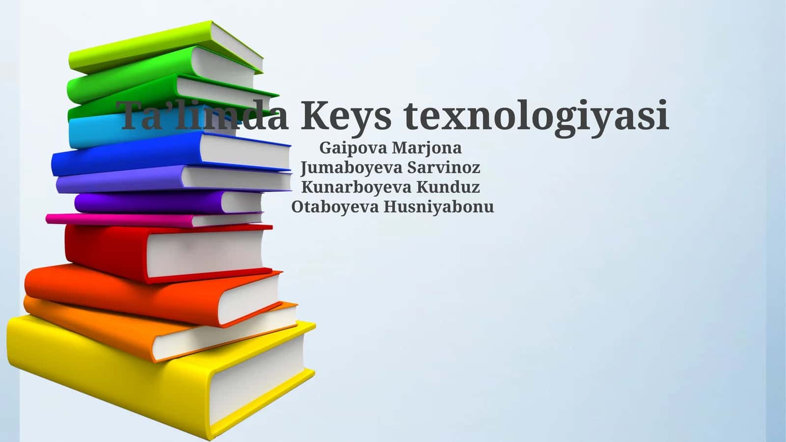 Keys texnologiyasi 1