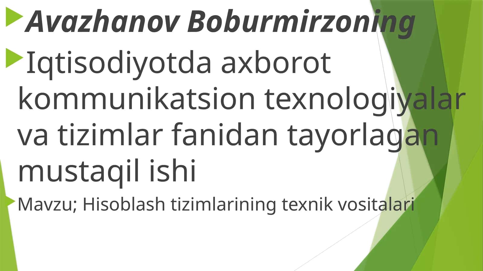 Hisoblashtexnikasi 1