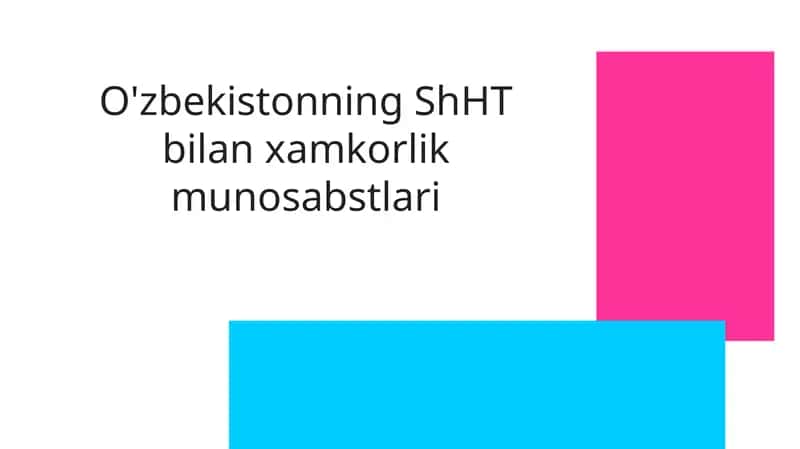 Shanxay hamkorlik tashkiloti 1