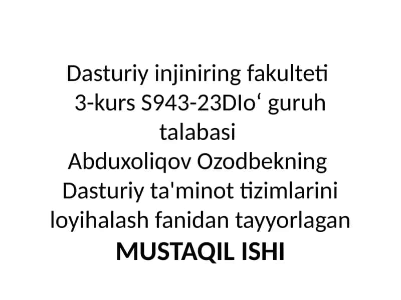 Hisoblash tizimlari veb serverlari 1