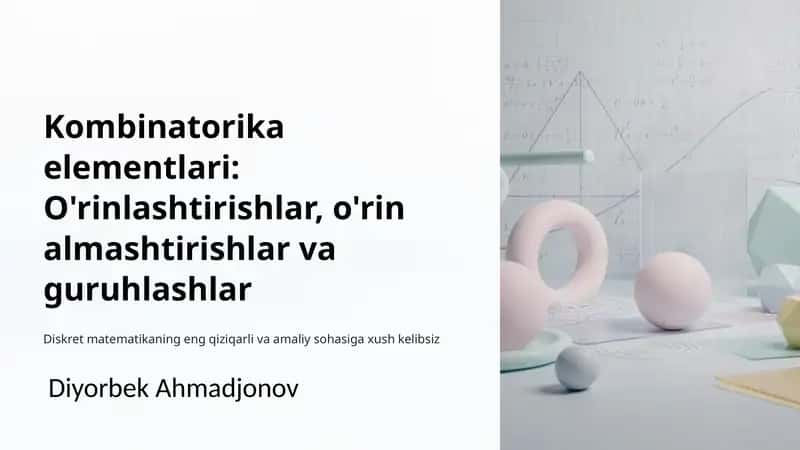 Kombinatorika elementlari 1