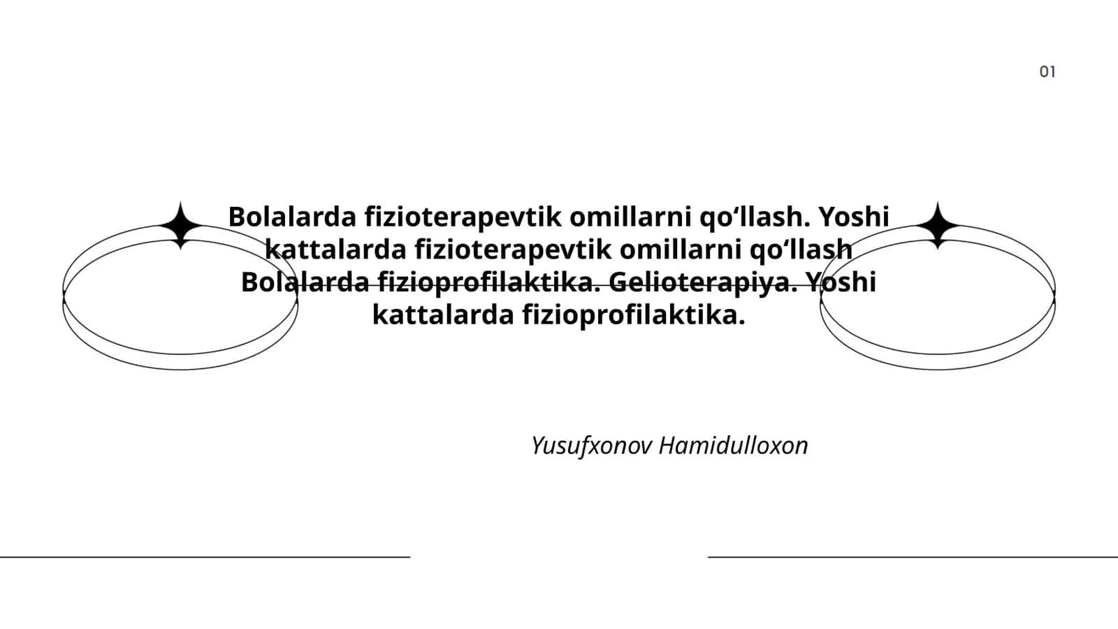 Bolalarda fizioterapevtik omillarni qo‘llash 1