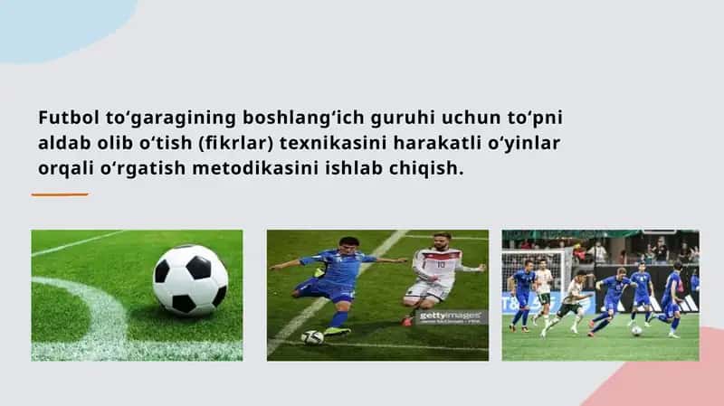 To'pni aldab oʻtish texnikasi 1