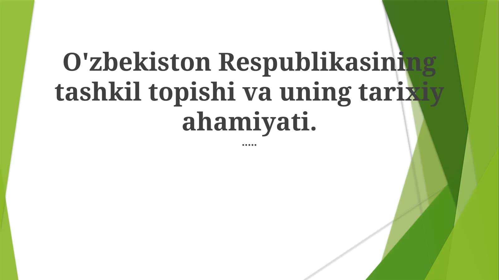 Sovet oldidan O'zbekiston: Imperiyalar mozaikasi 1