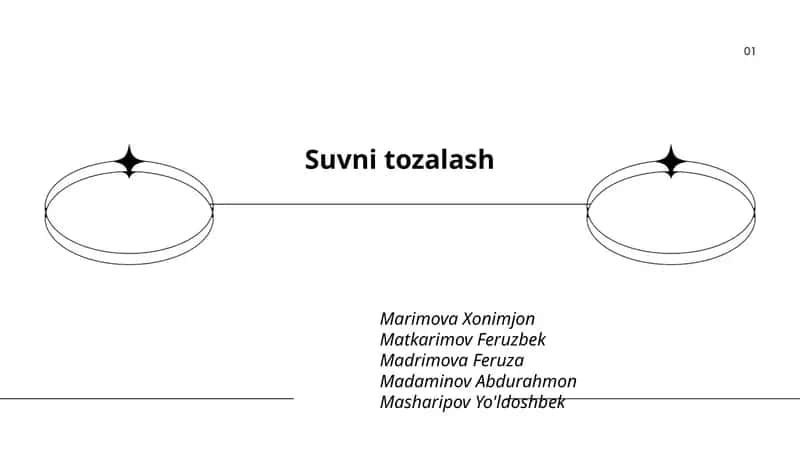 Suvni tozalash 1