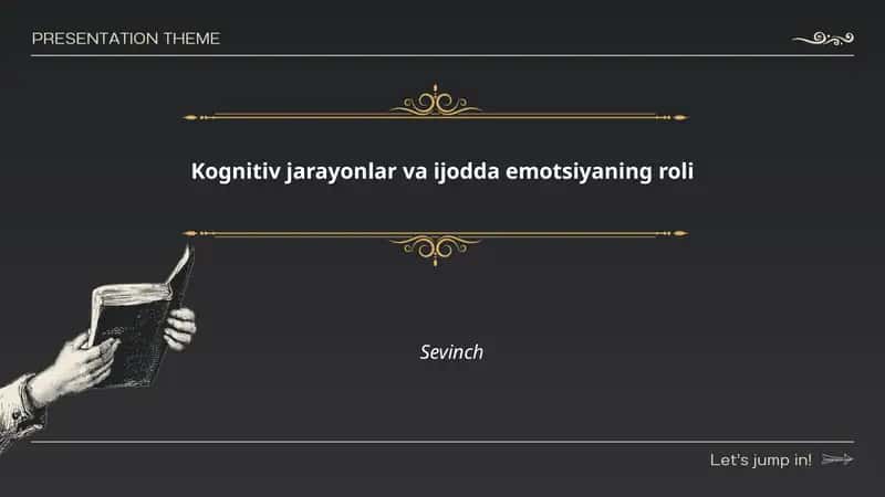 Emotsiyalar va ijodiy fikrlashning nazariy asoslari 1