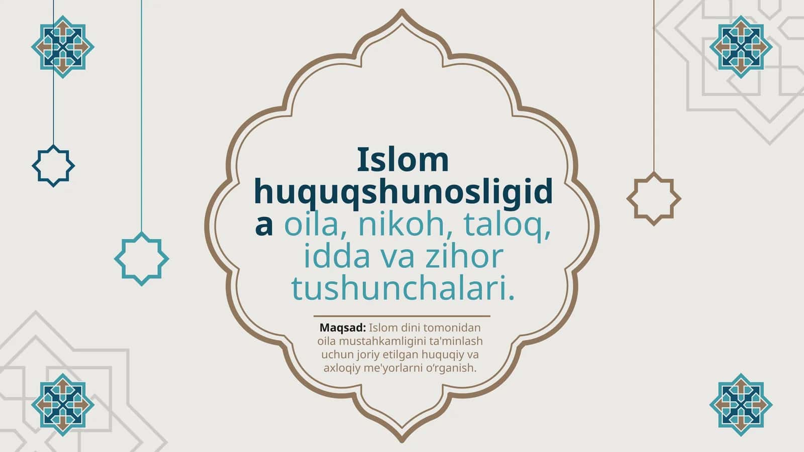 Islom huquqshunosligi 1